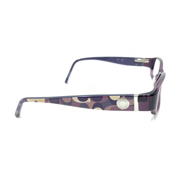 Coach Bernice 844 Translucent Purple Eyeglasses Frames 51-15 135 Designer Women - Picture 4 of 12